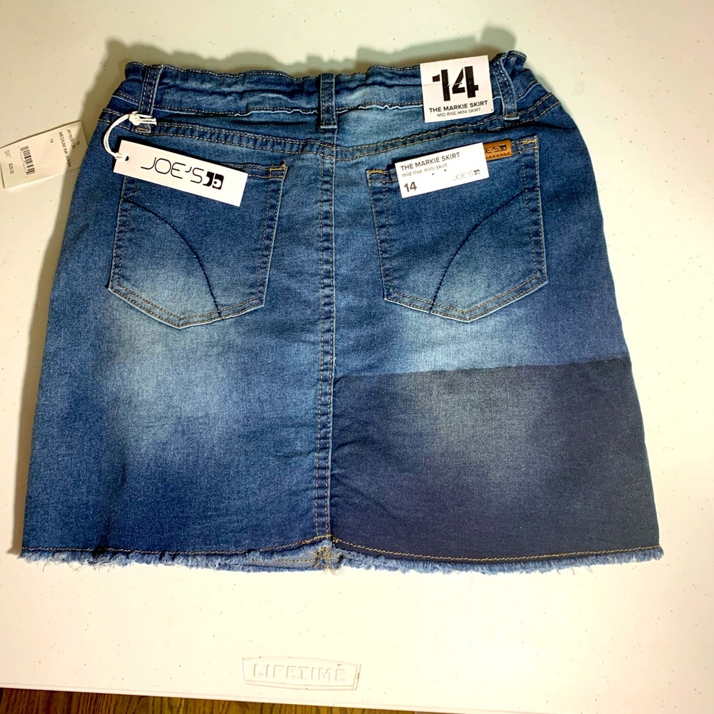 Denim mini skirt